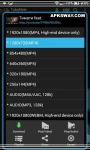 TubeMate Mod Apk For Android Ad-Free Version 3